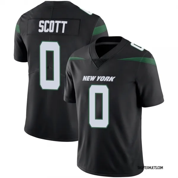 Youth Sam Scott New York Jets Limited Black Stealth Vapor Jersey